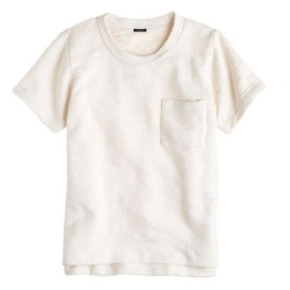 J.Crew Short-Sleeve Boyfriend Sweatshirt